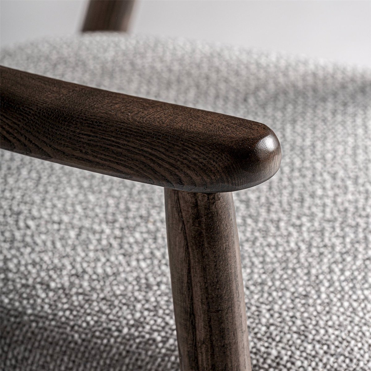Chaise design en bois de frêne finition mate marron bois naturel mat, RECOLLECTION
