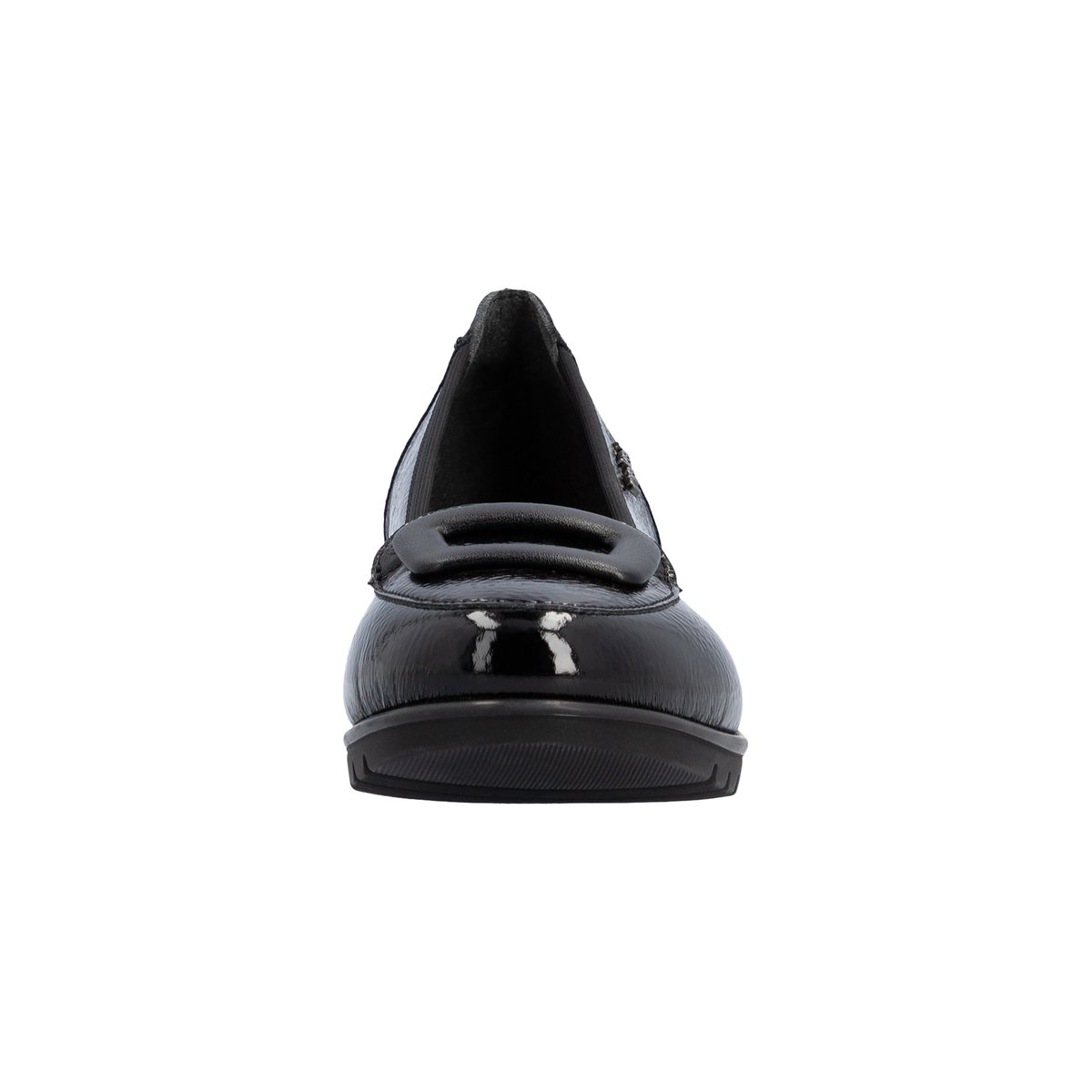 Ballerine Cuir Rgd noir, RIEKER