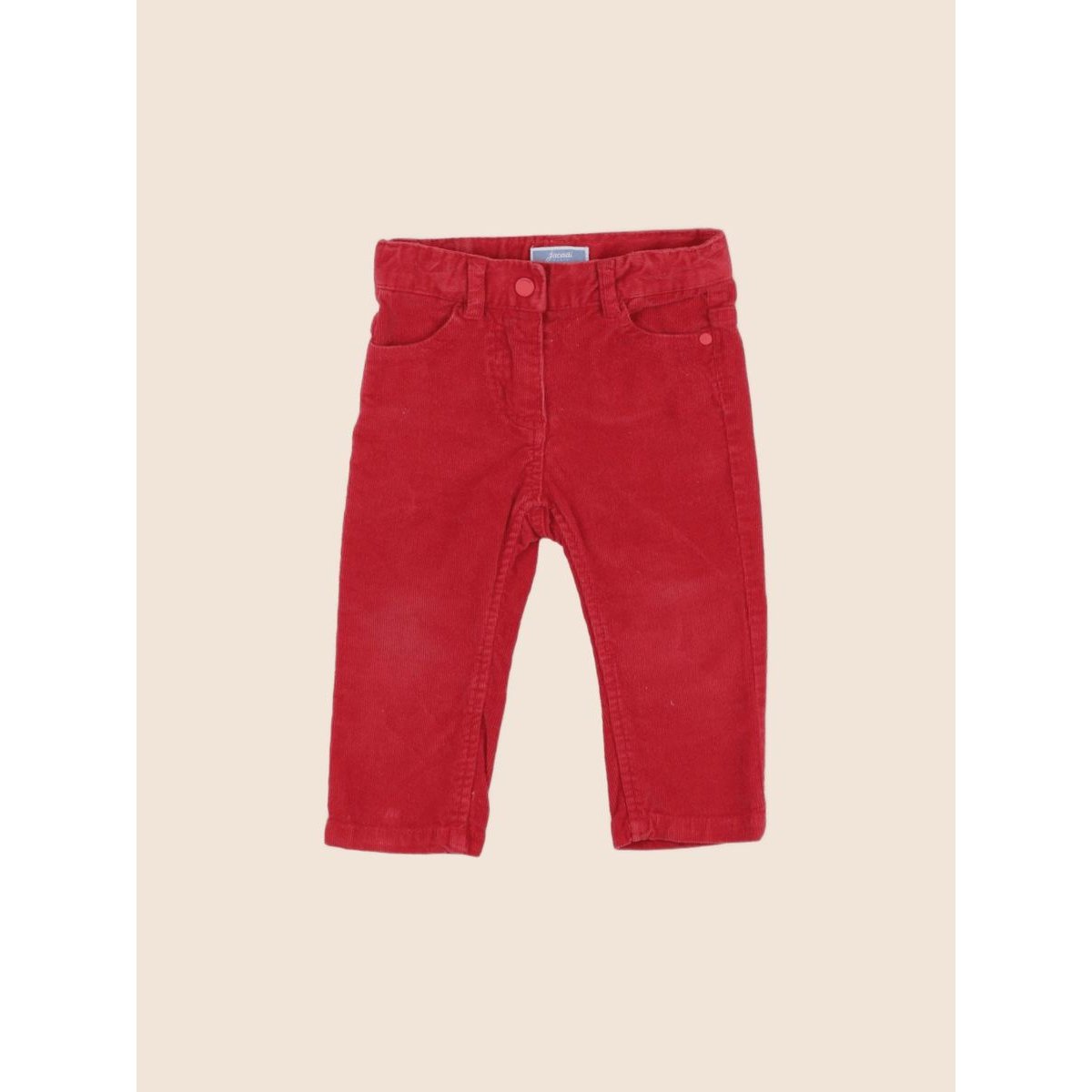 Pantalon - Etat satisfaisant rouge, JACADI