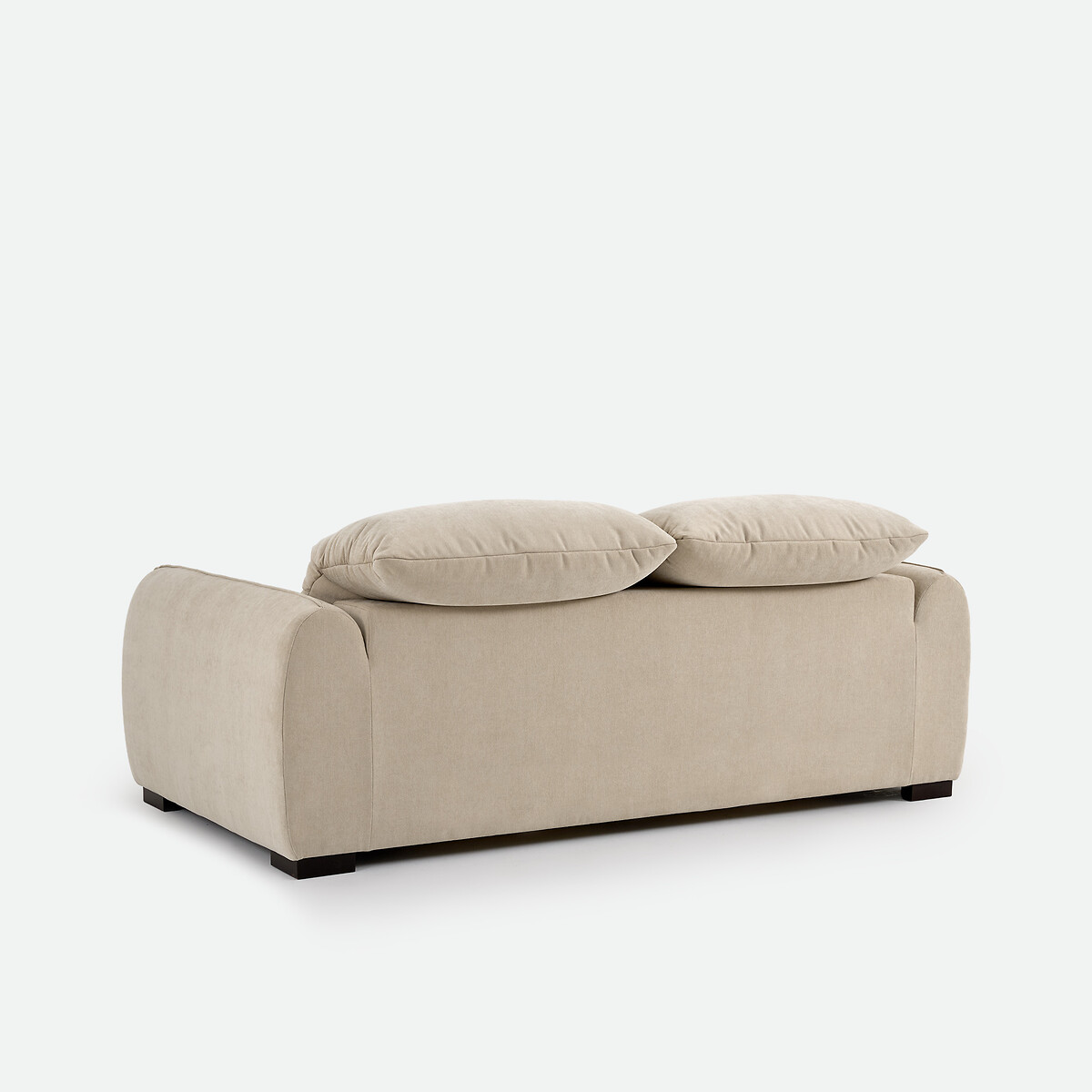 Divano letto a 3 posti in poliestere screziato, con poggiatesta, ISLA beige, LA REDOUTE INTERIEURS