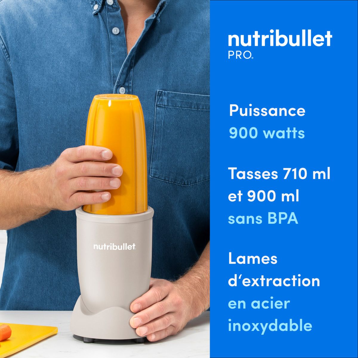Blender Pro NB907MASN couleur unique, NUTRIBULLET