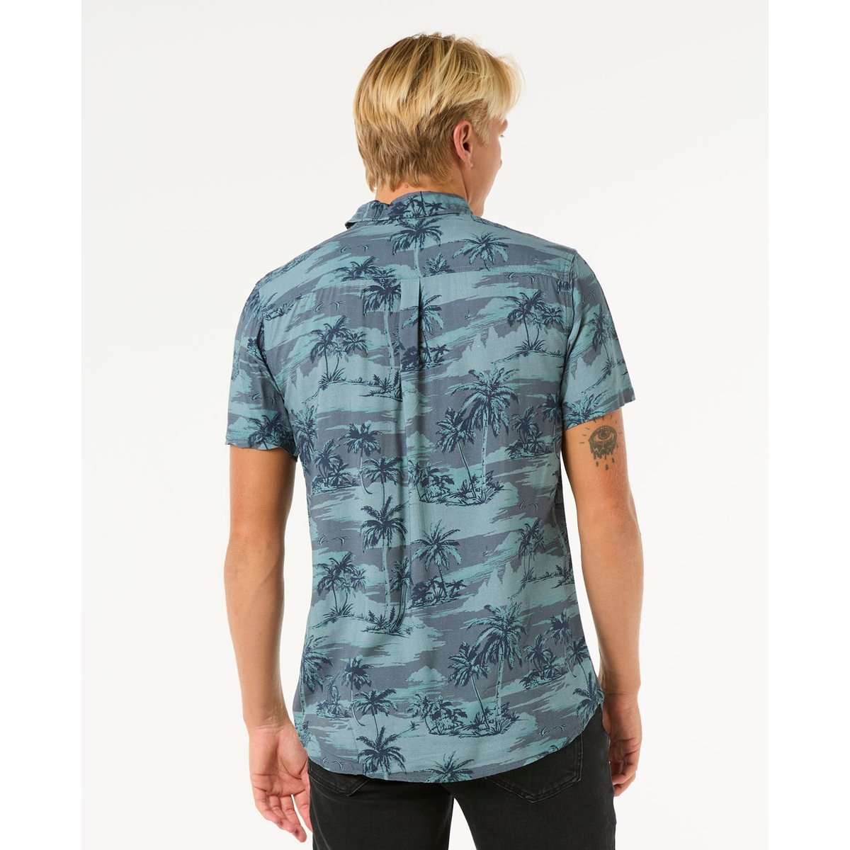 Chemise DREAMER BARREL KILLA S/S SHIRT pine night, RIP CURL