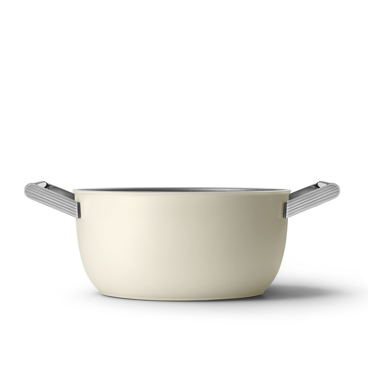 Caçarola antiaderente 24 cm, SMEG creme, SMEG