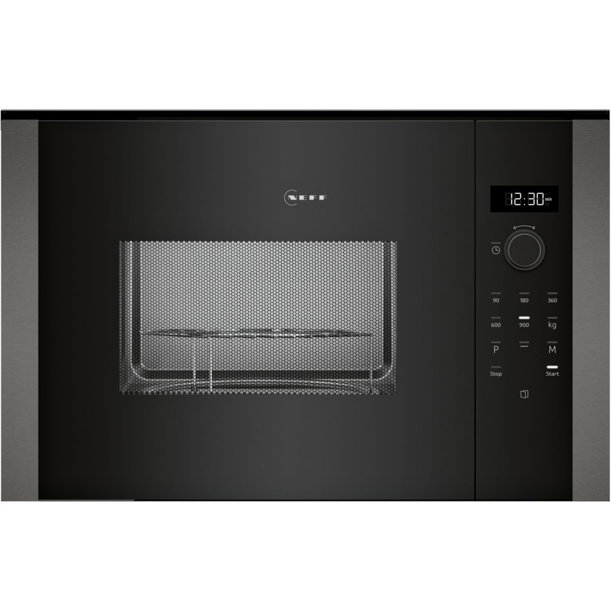 Micro ondes grill encastrable HLAGD53G0, N50, Graphite-Grey couleur unique, NEFF