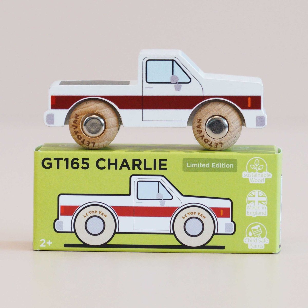 Voiture Charlie No 30 blanc, LE TOY VAN
