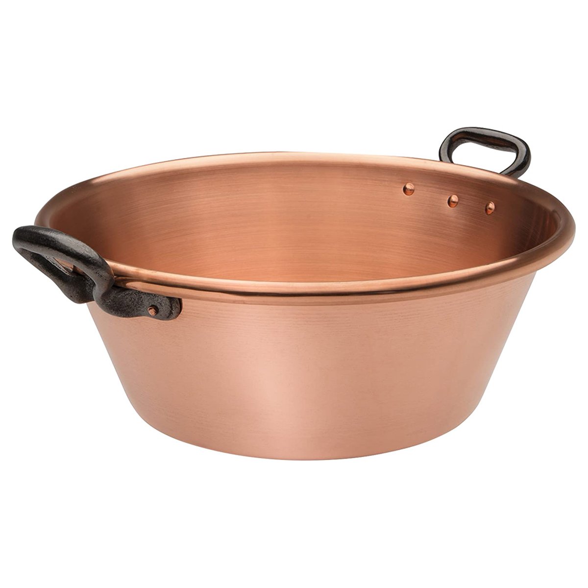 Bassine à confiture en cuivre 12 litres cuivre / bronze, BAUMALU