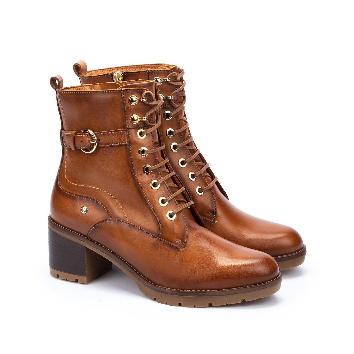 Botas em pele, Llanes conhaque, PIKOLINOS