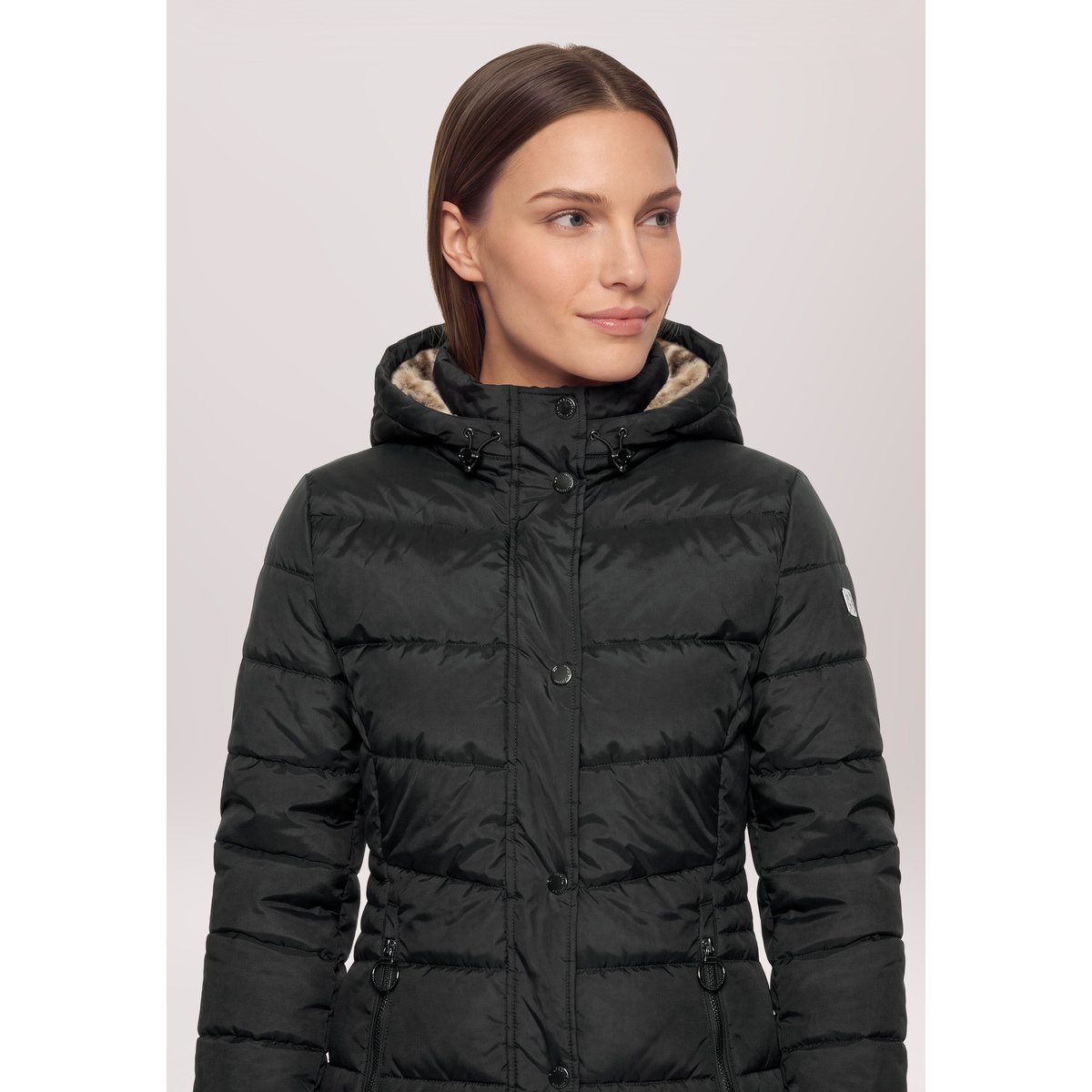 Veste outdoor à capuche noir, BETTY BARCLAY