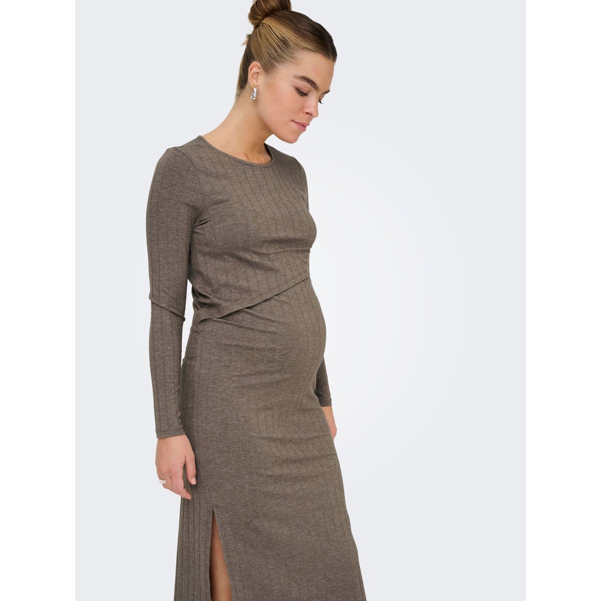 Robe chocolate brown, ONLY