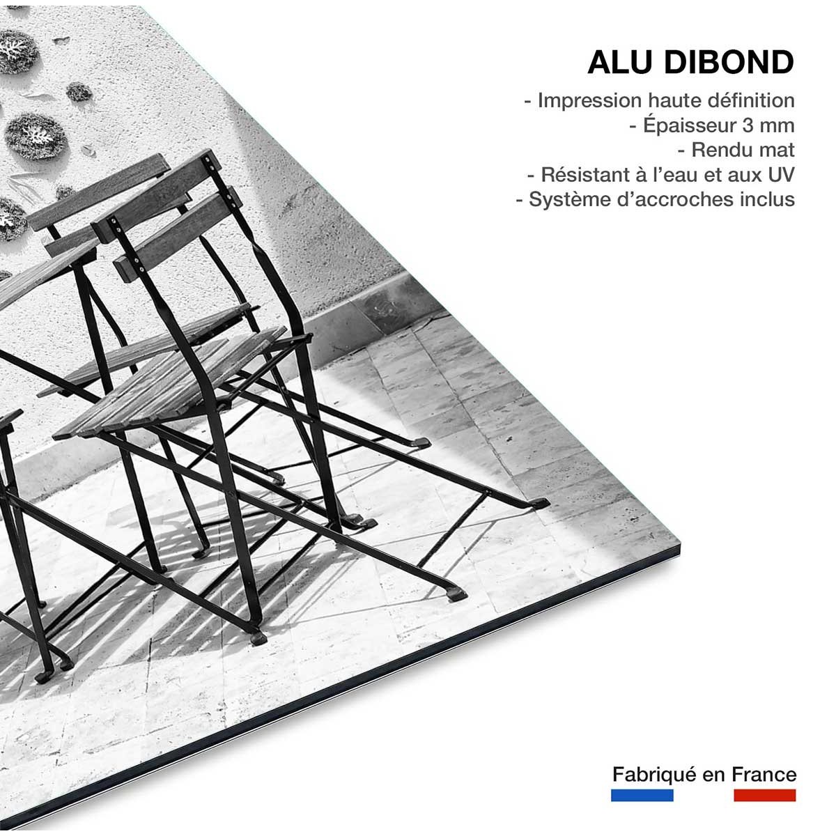 Tableau pause détente tableau alu dibond, HEXOA