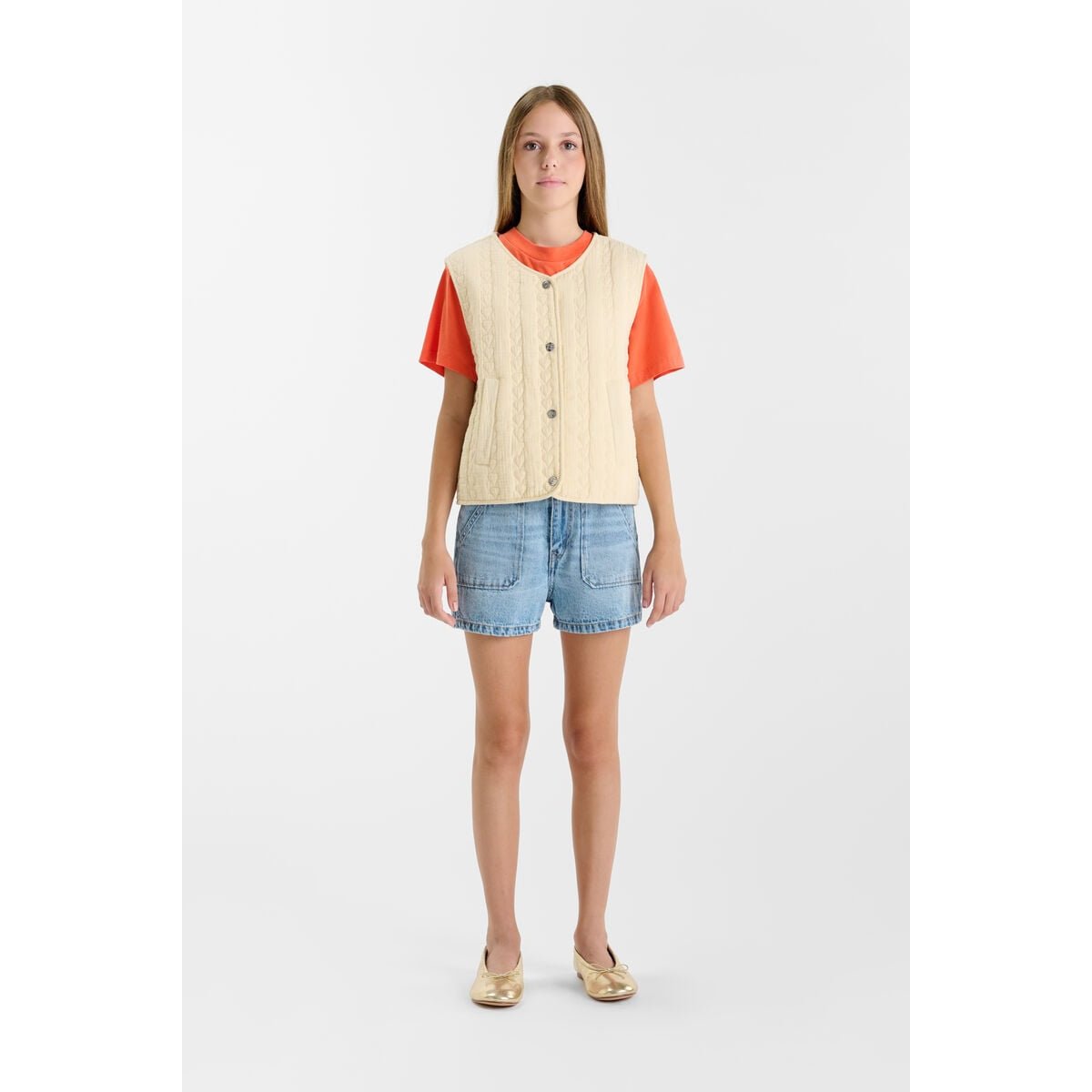 Veste sans manches GUDRAGI vanilla, LE TEMPS DES CERISES
