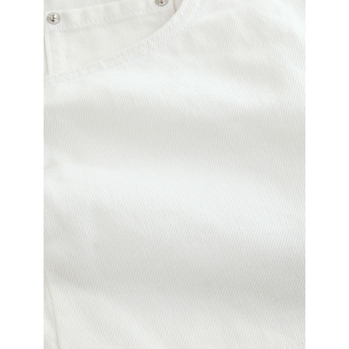 Mini jupe-short en jean blanc, NEXT