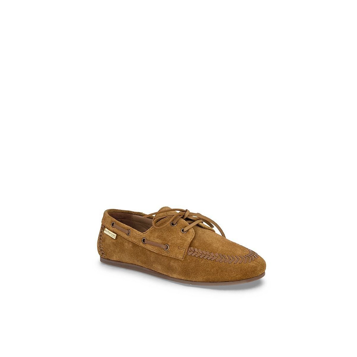 Mocassins en cuir suède, SACATELA camel, LES TROPEZIENNES PAR M.BELARBI