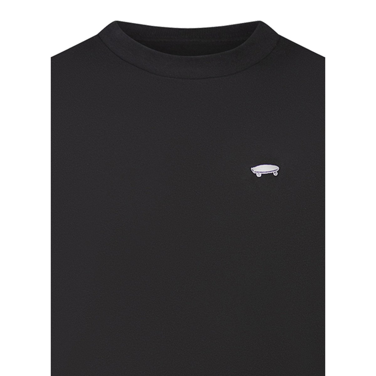 T-shirt coton droit noir, VANS