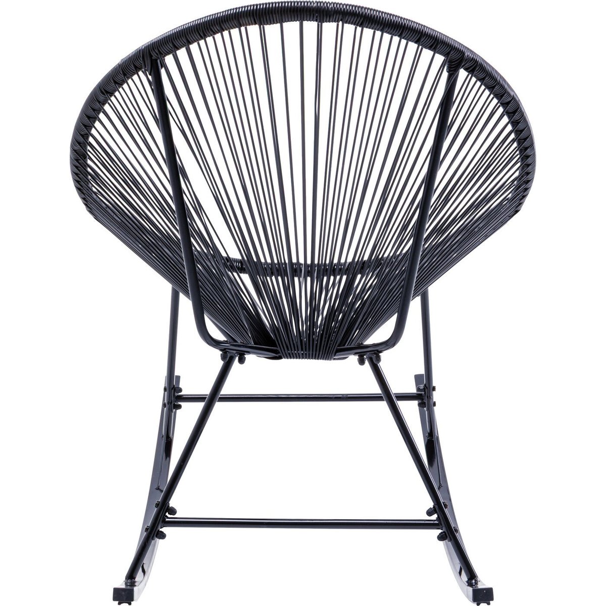 Fauteuil à bascule, ACAPULCO noir, KARE DESIGN