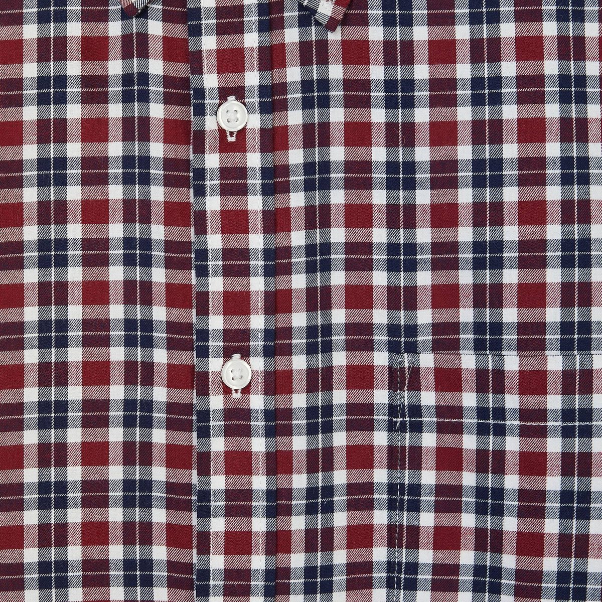 Chemise en flanelle à carreaux en coton BIO GOTS burlat, MONOPRIX