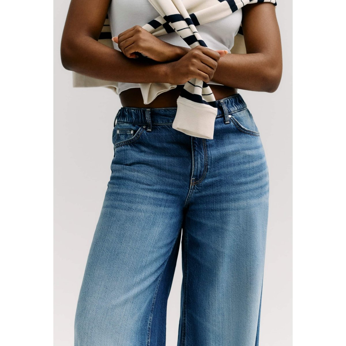 Jeans À Jambes Larges bleu, GUESS