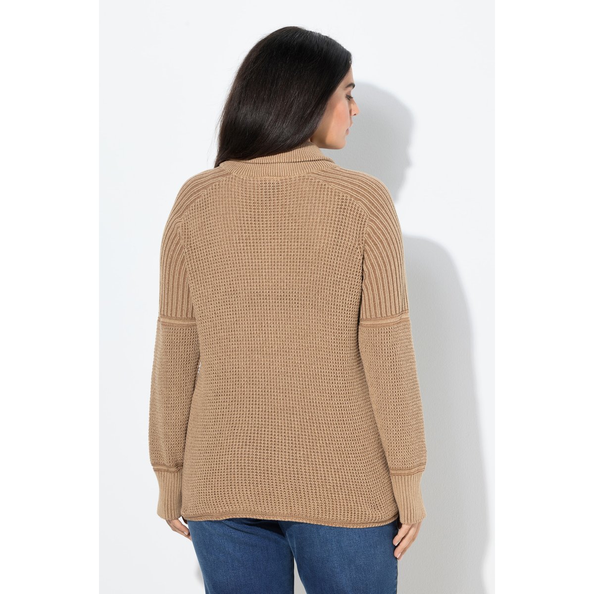 Pull camionneur à manches longues caramel, ULLA POPKEN