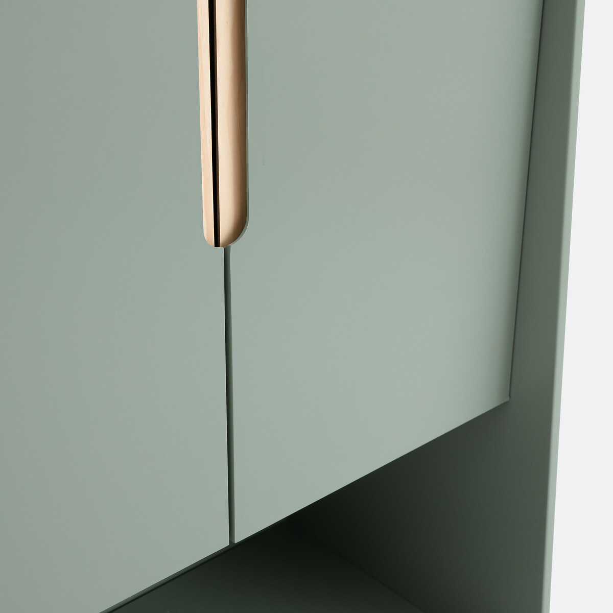 Armoire penderie enfant en pin et MDF, Arturo vert de gris, LA REDOUTE INTERIEURS