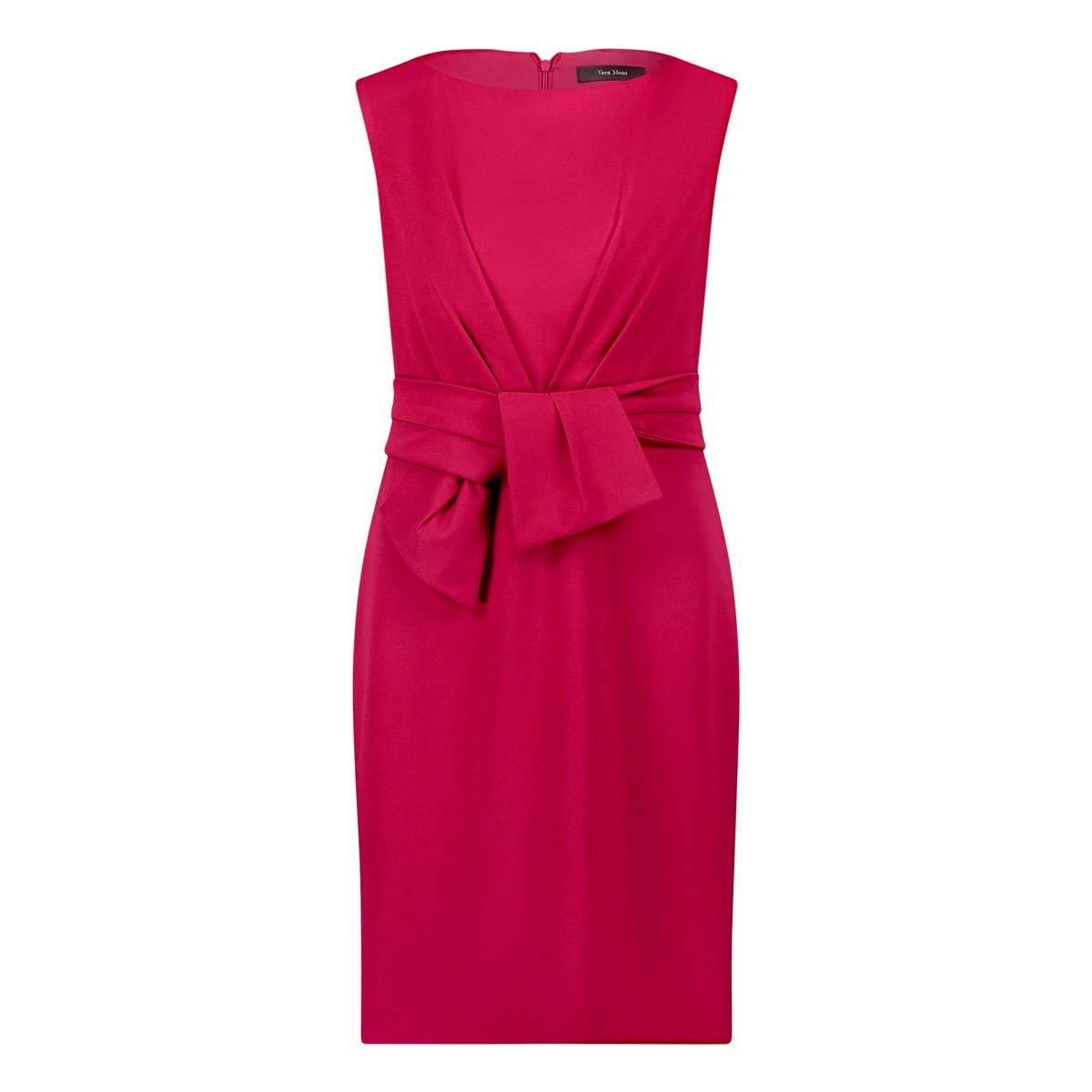 Robe droite longueur genoux dark raspberry, VERA MONT