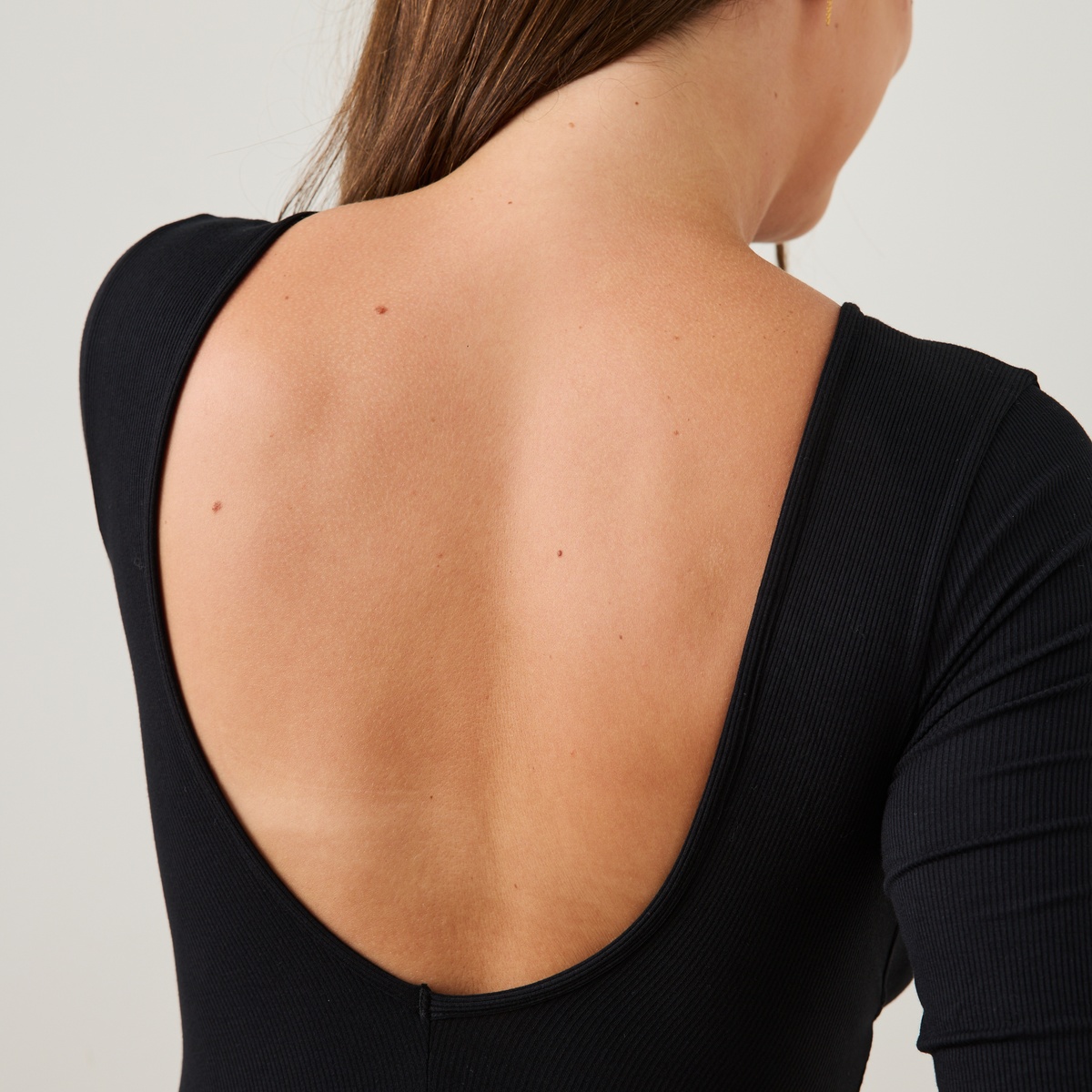Body manches longues Anouk noir, VARIANCE