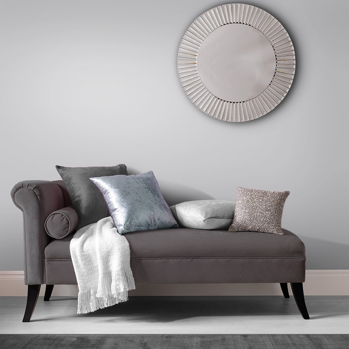 Peinture murale mate lessivable, tous les gris gris chromé, GRAHAM ET BROWN