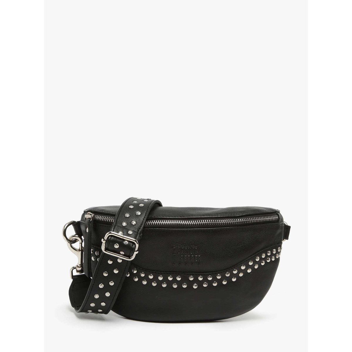 Sac banane cuir black, BASILIC PEPPER