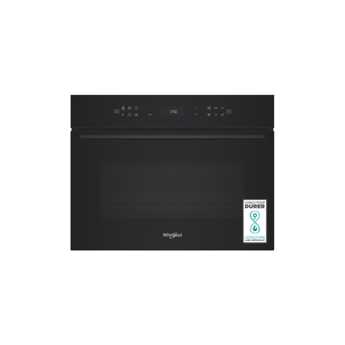 Micro ondes combiné WCT7A9PHTSBF noir, WHIRLPOOL