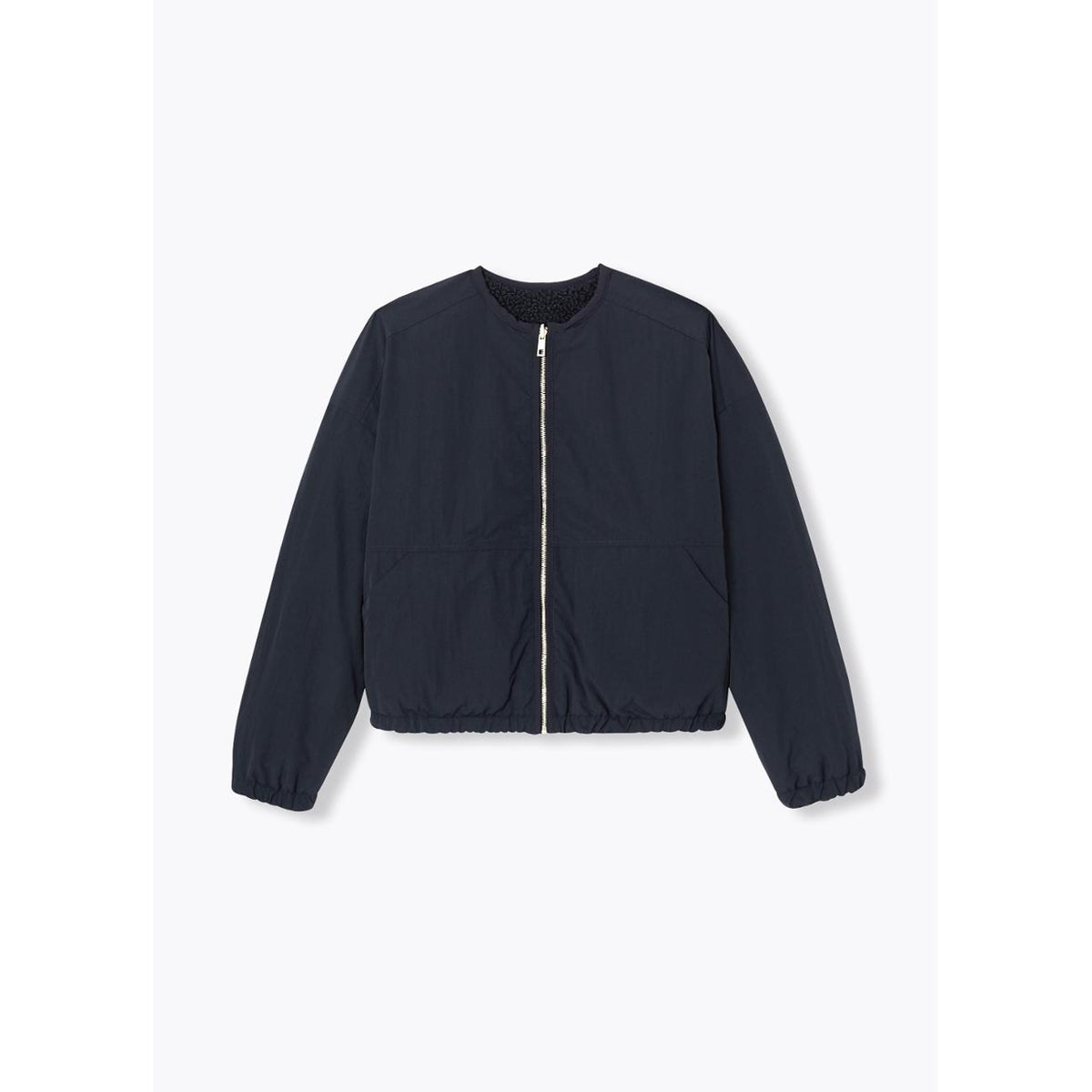 Blouson chaud réversible marine, PROMOD