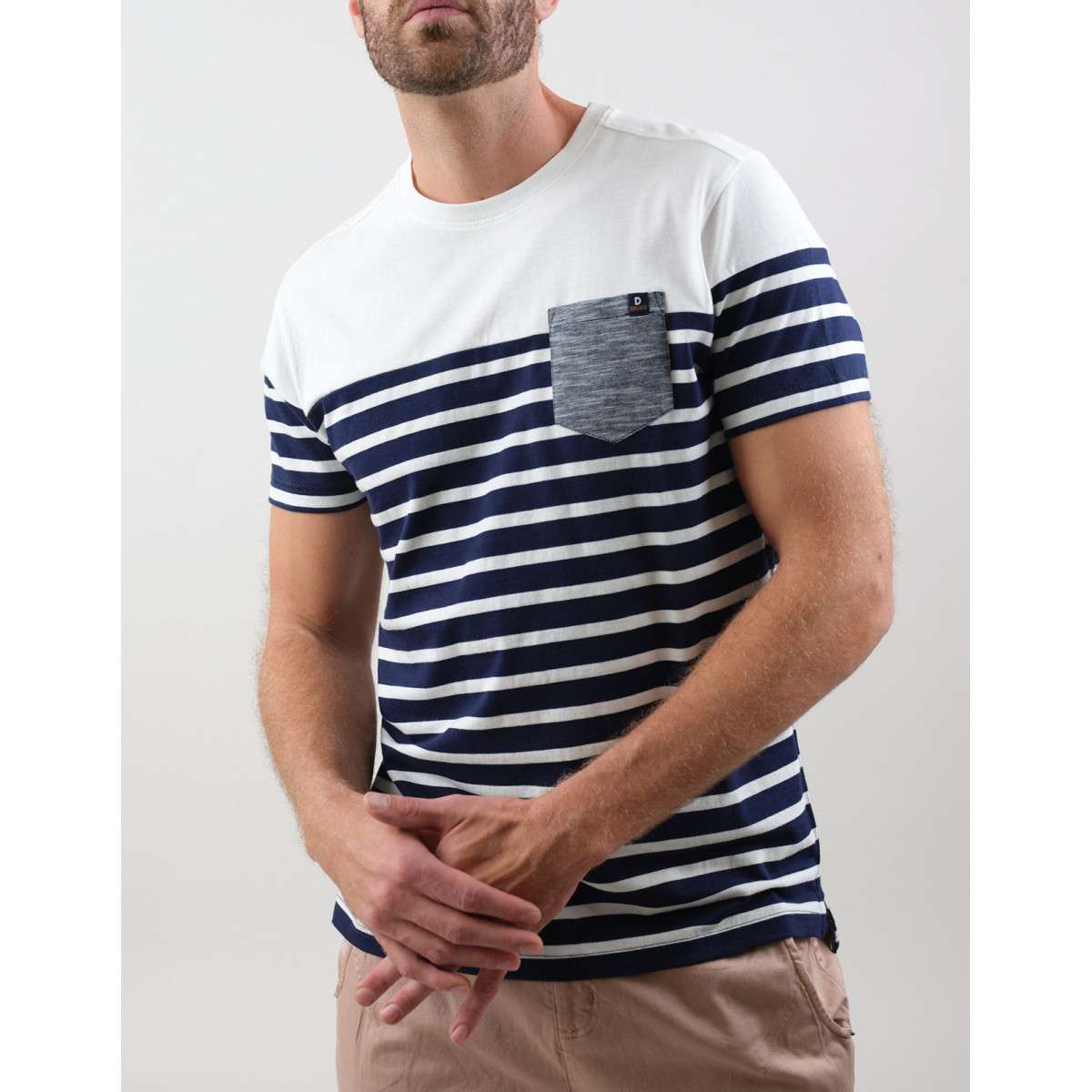 T-shirt lifesyle en coton DIXON natural, DEELUXE