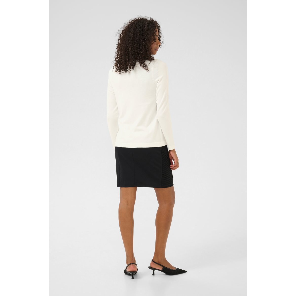 Cardigan à tricot blanc chalk, KAFFE