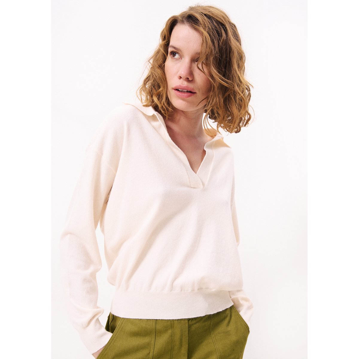 Pulls PAULIA beige crème, FRNCH