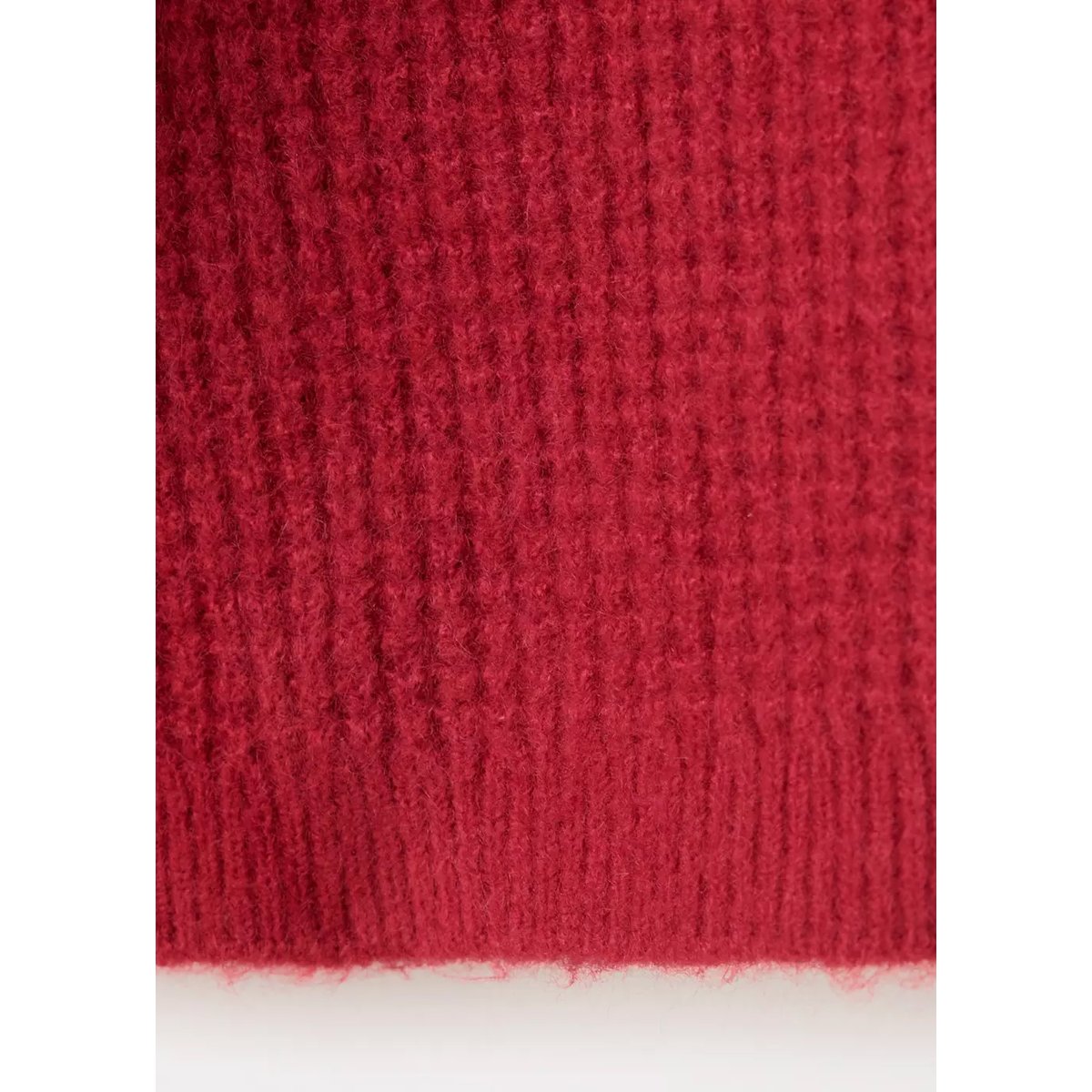 Pull-over maille texturé rouge, MANGO BABY