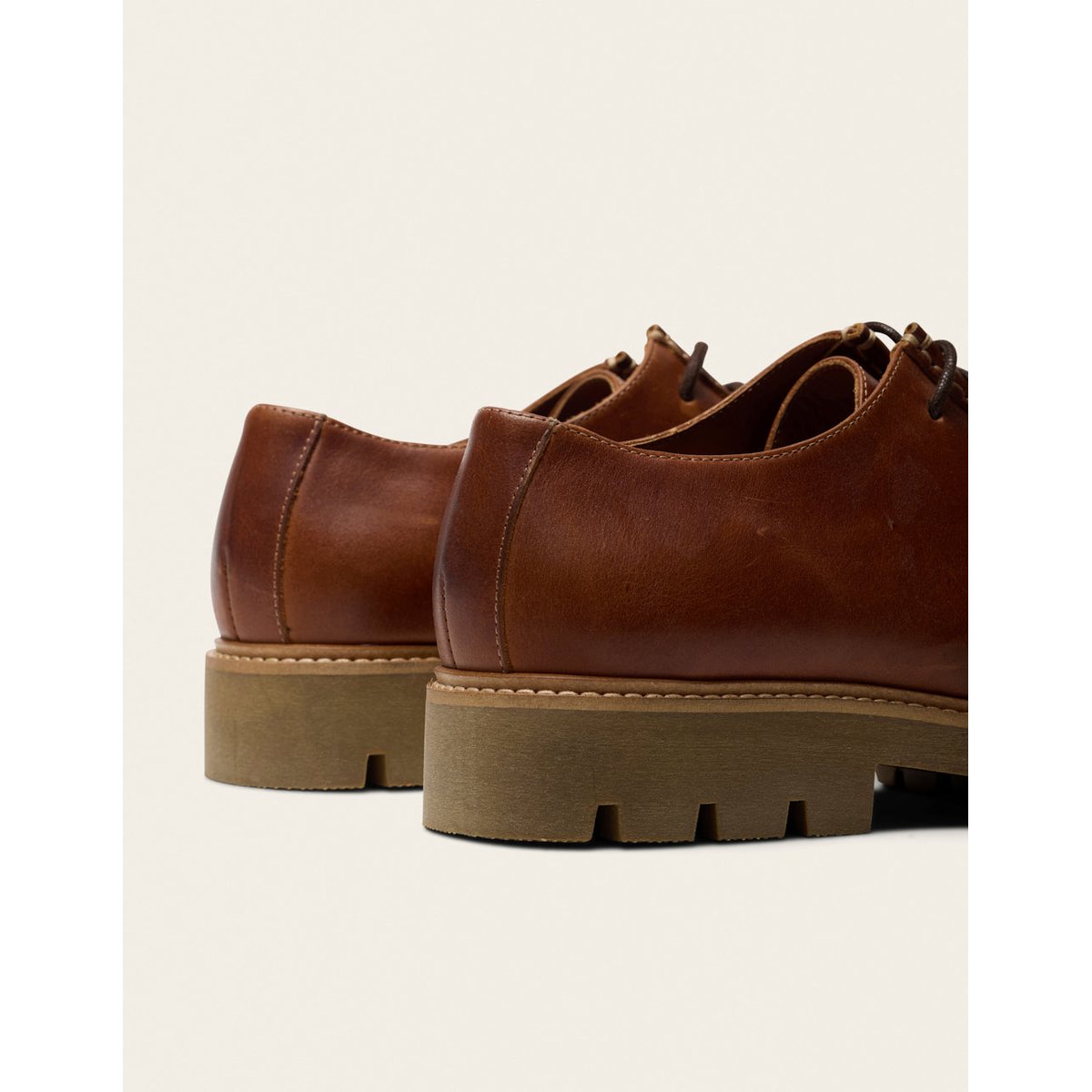 Derbies GONTRAN cuir cognac, ODAJE