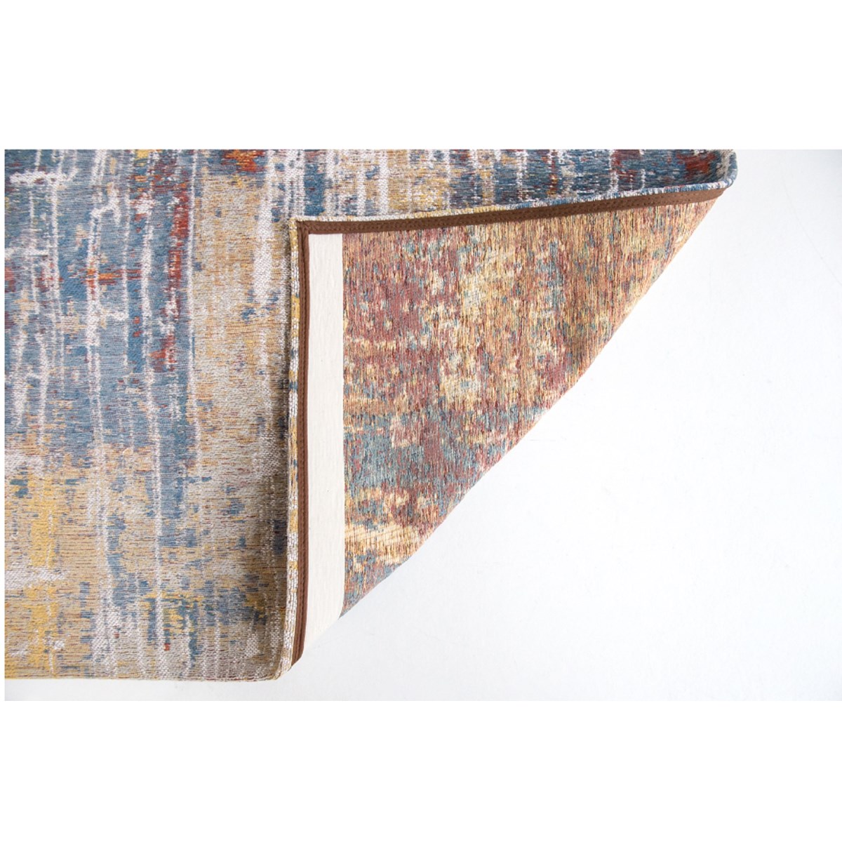 Tapis salon et chambre coton style vintage MONTAUK multicolore, NOVATREND