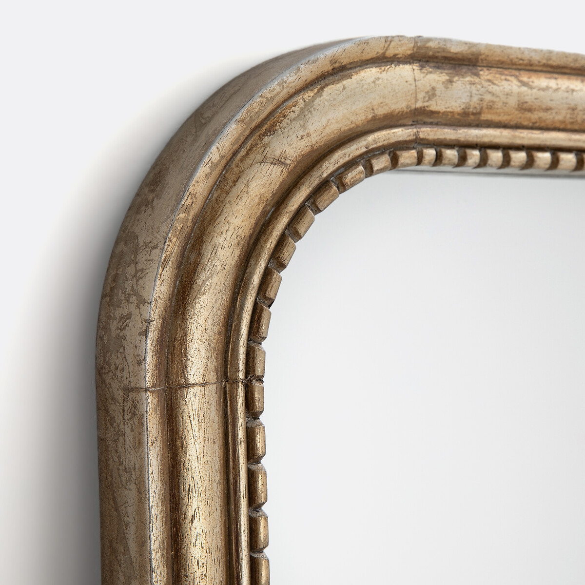 Afsan 100 X 160cm Solid Mango Wood Mirror aged gold-coloured, LA REDOUTE INTERIEURS