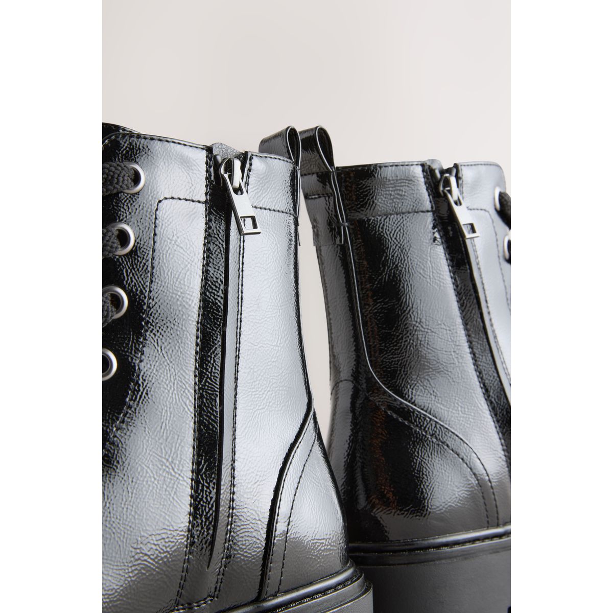 Bottes à lacets noir, NEXT