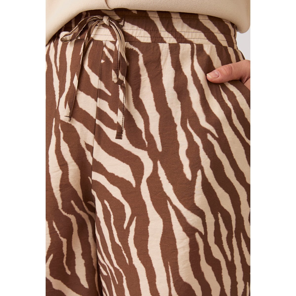 Bermuda imprimé animalier Climatyl marron animalier, DAMART