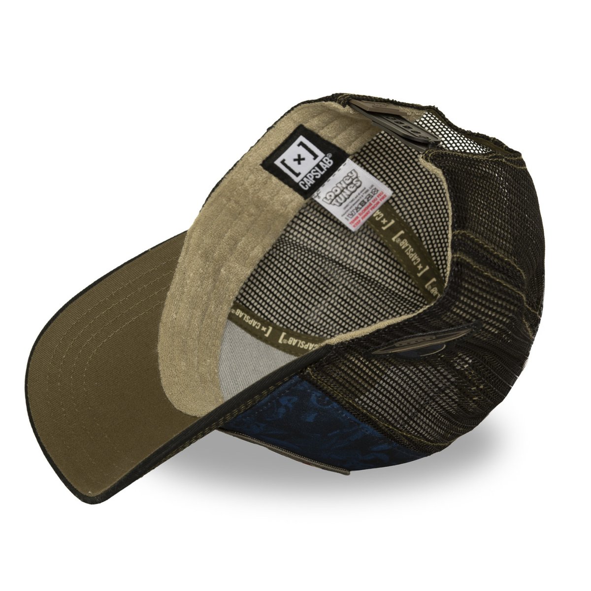 Casquette trucker Looney Tunes bleu/noir/kaki/bordeaux, CAPSLAB