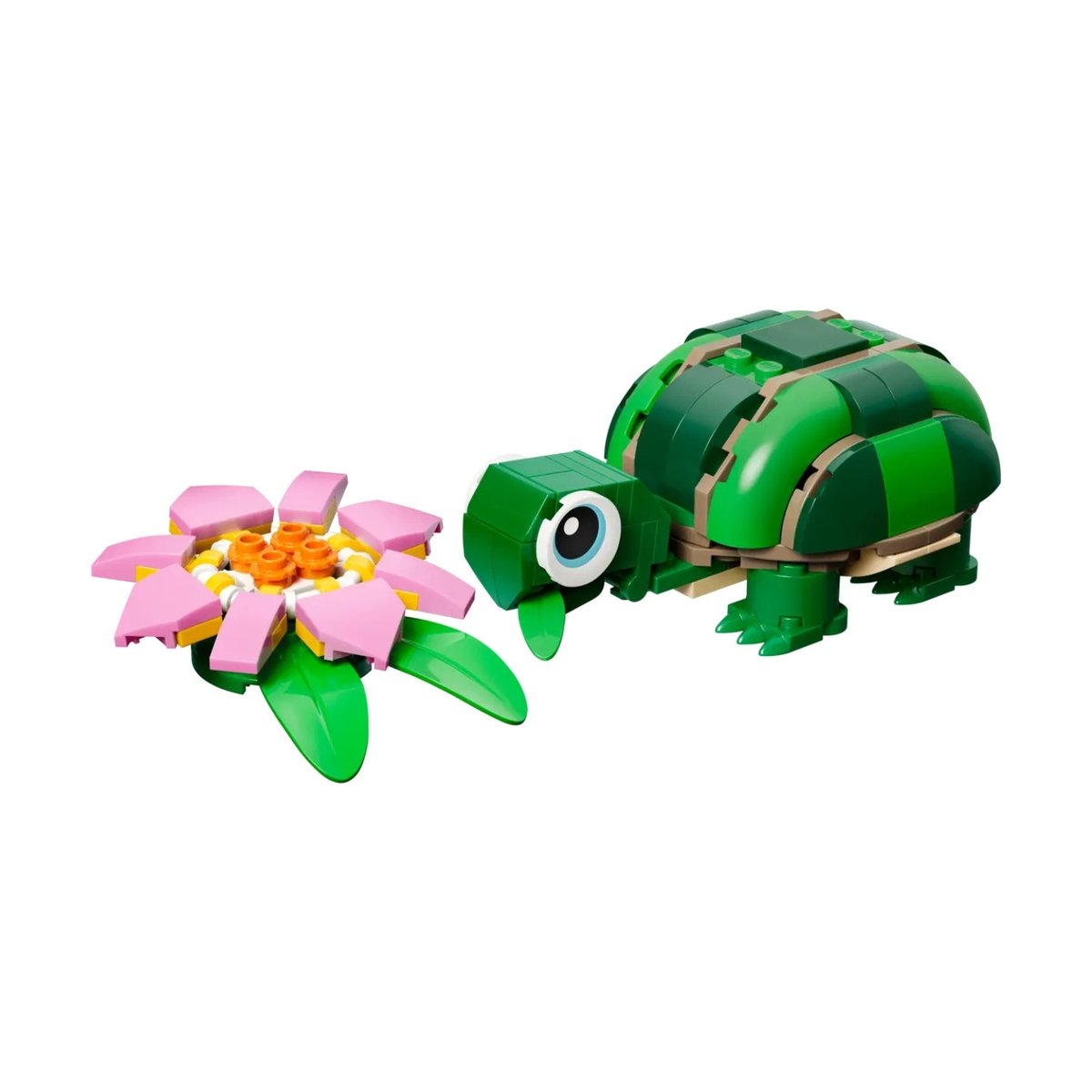 Creator 3 en 1 La tortue et la fleur de nénuphar multicolore, LEGO