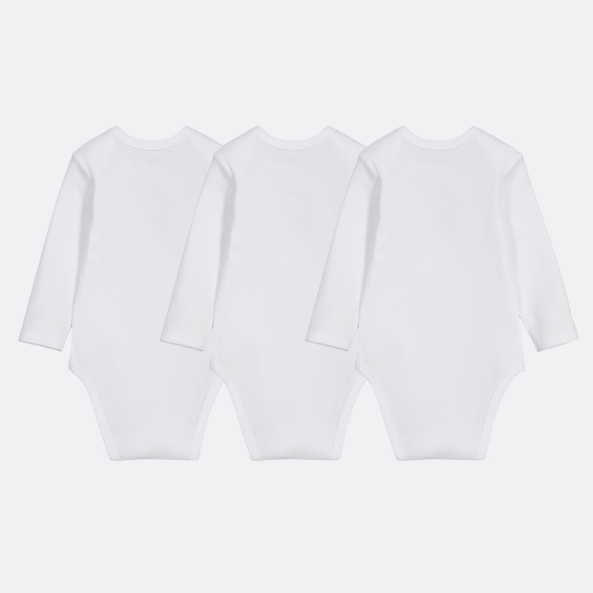 Lot de 3 bodies manches longues évolutifs assortis, LA REDOUTE COLLECTIONS