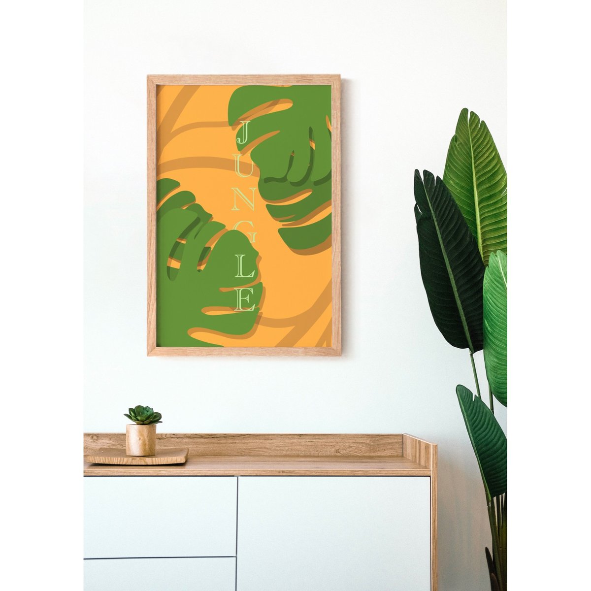 Affiche Jungle blanc, L'AFFICHERIE