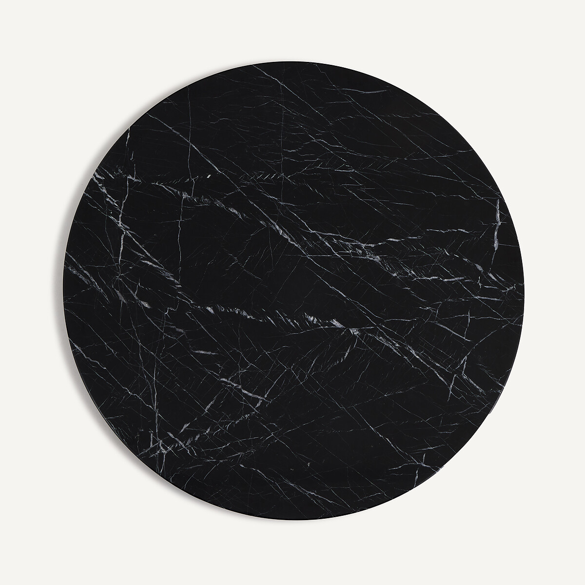 Plateau de table marbre diamètre 120 cm, TIRONDO marbre noir, AM.PM