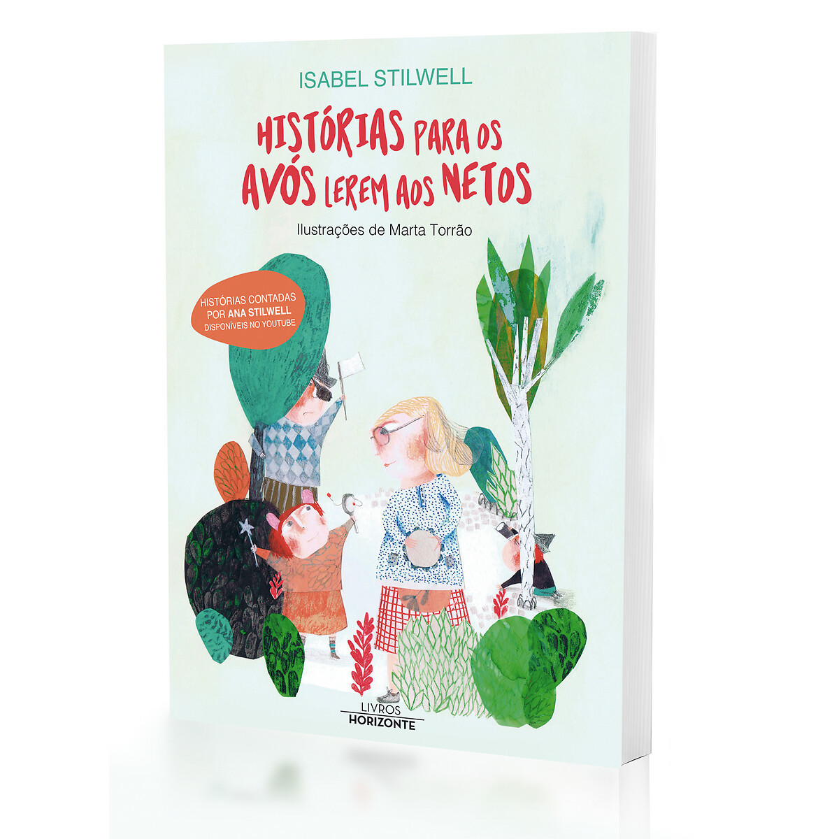 Livro Histórias para os Avós Lerem aos Netos, com audiolivro multicolor, LIVROS HORIZONTE