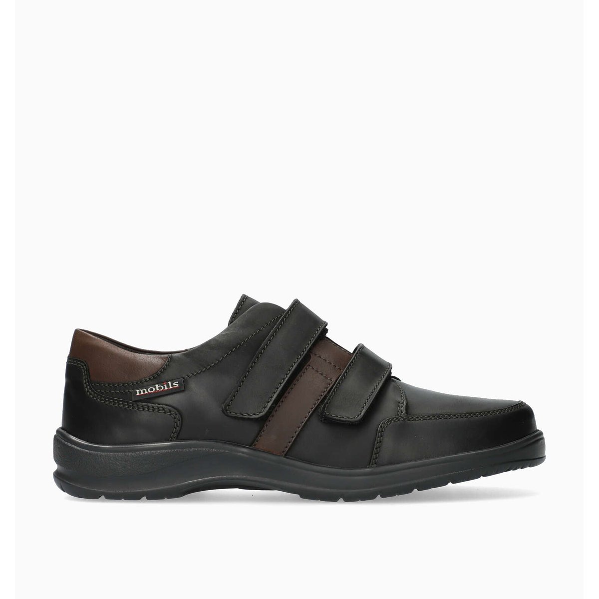Baskets en cuir EYMAR noir p5106, MEPHISTO