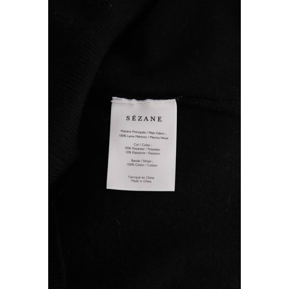 Pull - Très Bon État noir, SEZANE