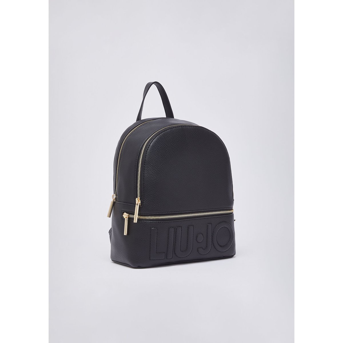 Sac à dos avec charm noir, LIU JO