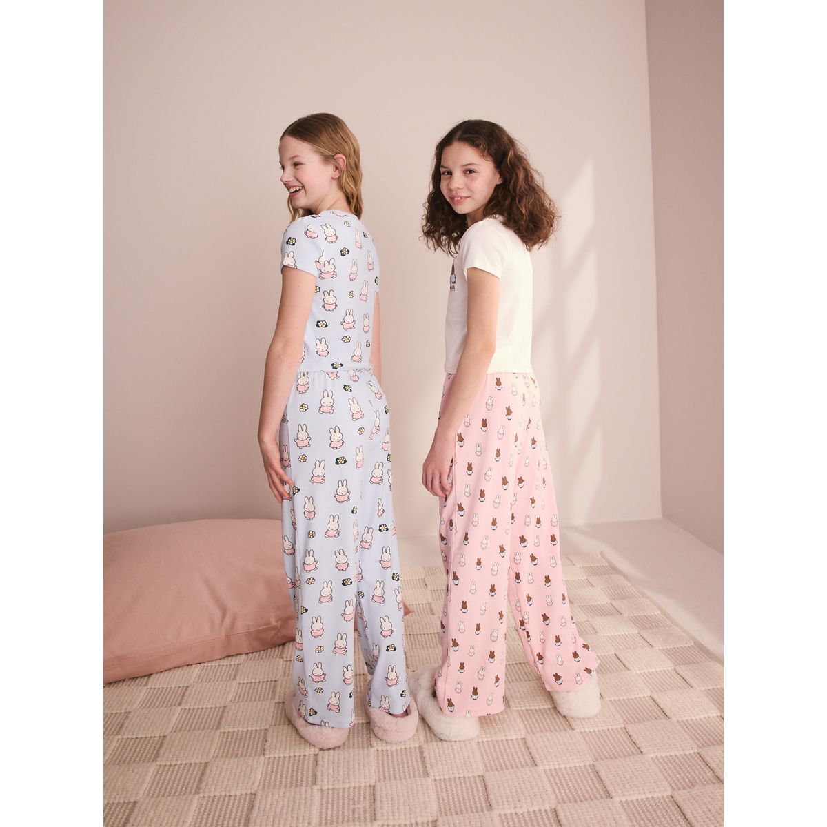 Pyjama large miffy, lot de 2 bleu/rose, NEXT