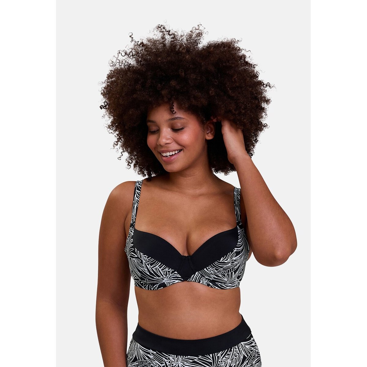 Haut de maillot de bain Seychelles imprimé graphique, SANS COMPLEXE