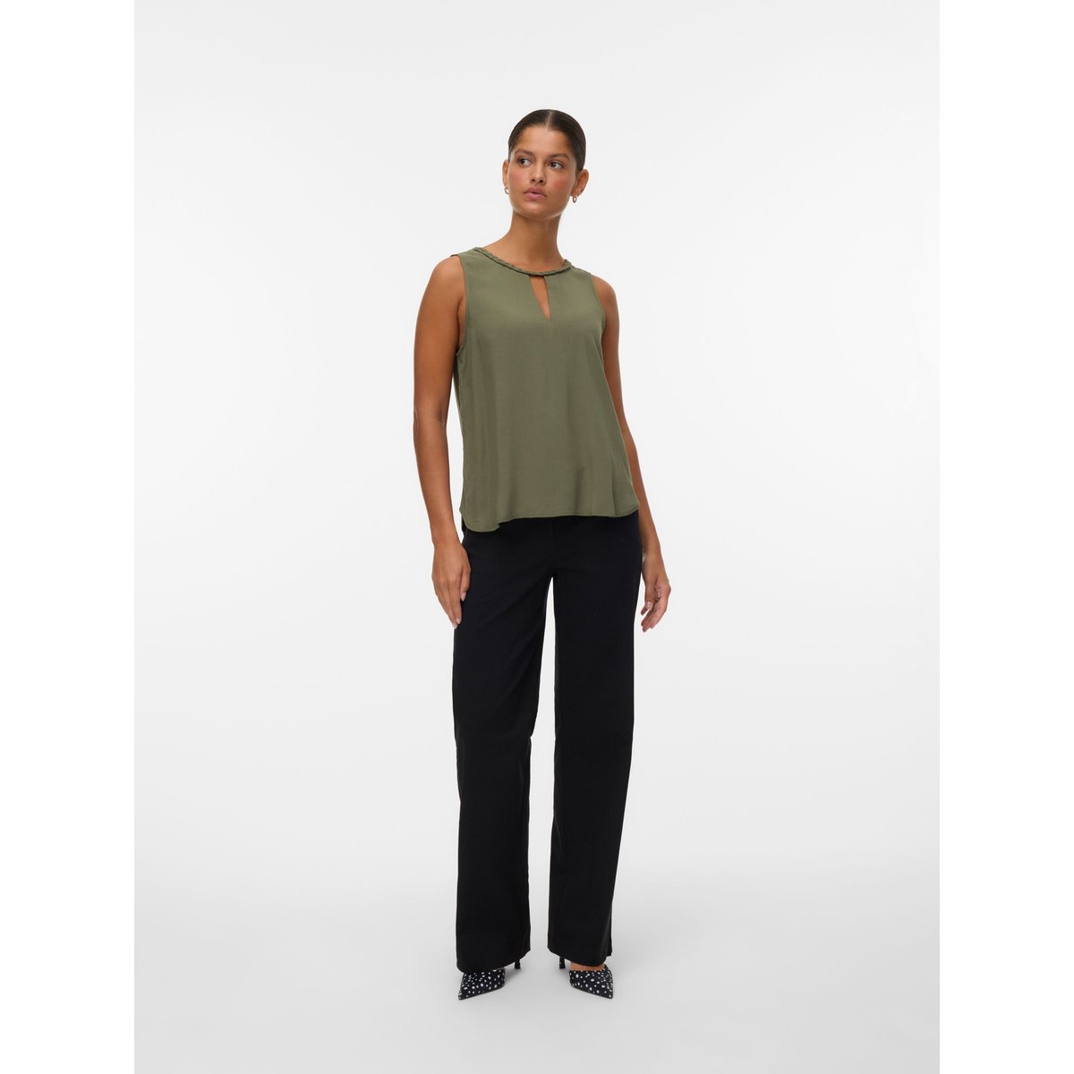 Blouse verte - kalamata 1, VERO MODA